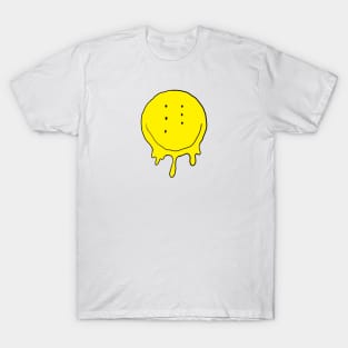 Drippy Six-Eyed Smiley Face, Medium T-Shirt